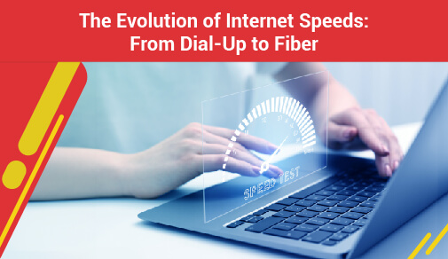 The Evolution of Internet Speeds: From Dial-Up to Fiber