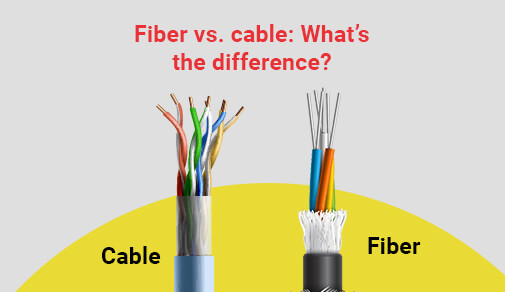 What is the Difference Between Fibre Optic and Cable